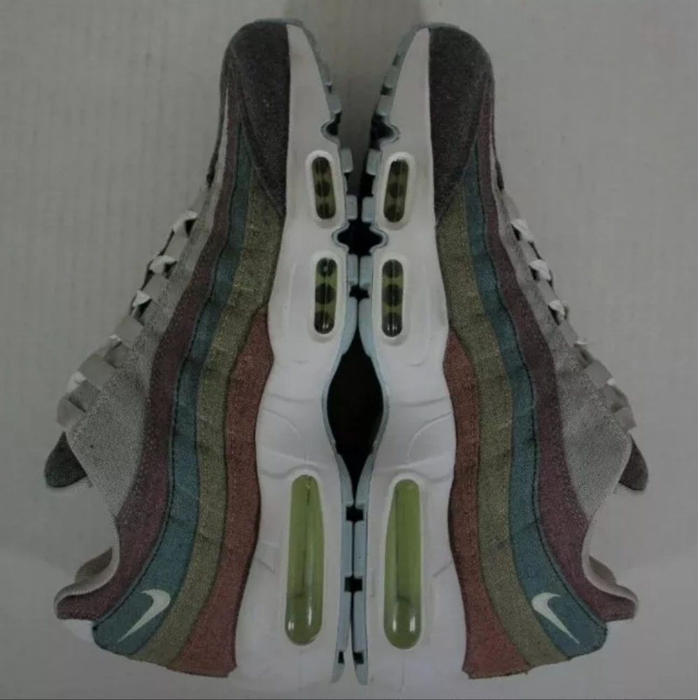 Nike Air Max 95 Recycled Canvas Multicolor men's 10 - Picture 3 of 4